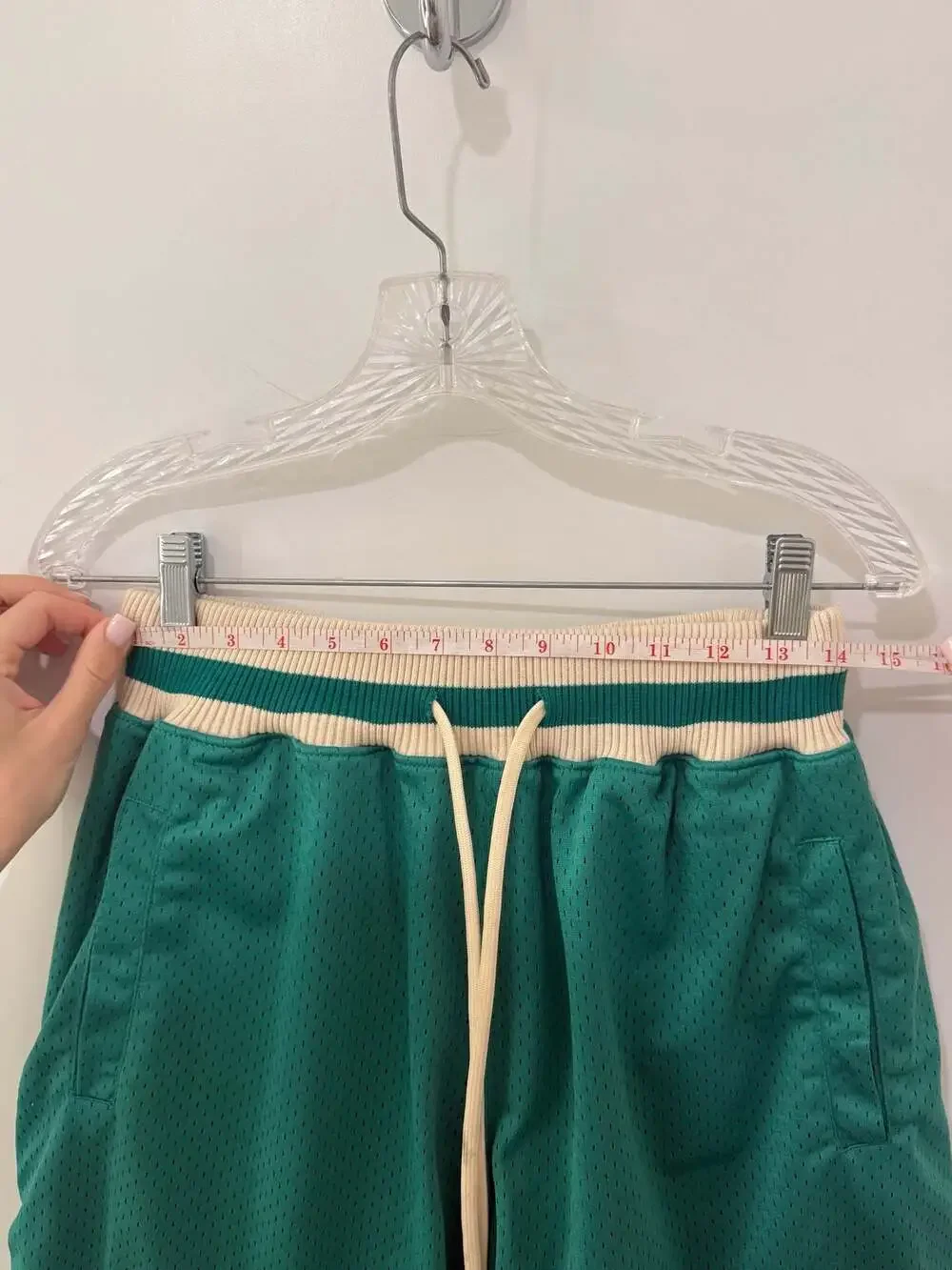 Mitchell & Ness Boston Celtics Kelly Green Mesh Swingman Basketball Shorts